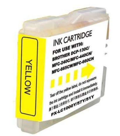 Cartouche Brother LC1000/LC970 Yellow
