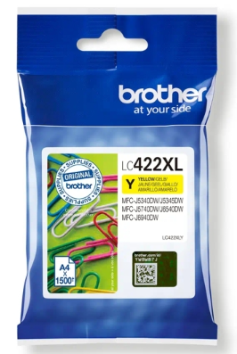 Cartouche Brother LC422XL Yellow