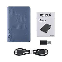 Intenso Memory Safe 1To - disque dur externe - USB 3.2 Gen 1 - bleu