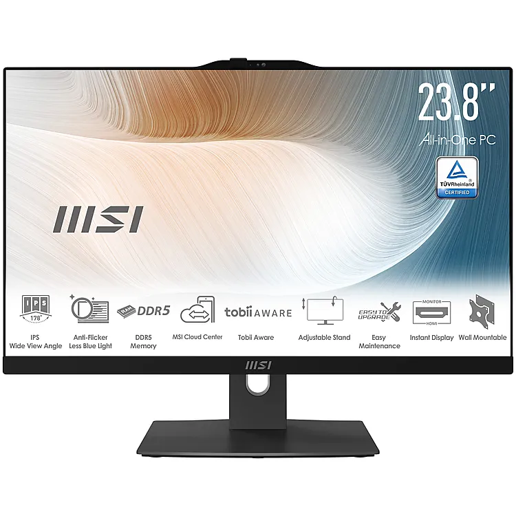 MSI Modern AM242TP 1M-1230EU - Intel Core i3 100U - 8Go DDR5 - 256Go SSD - écran 23,8" Full HD tactile