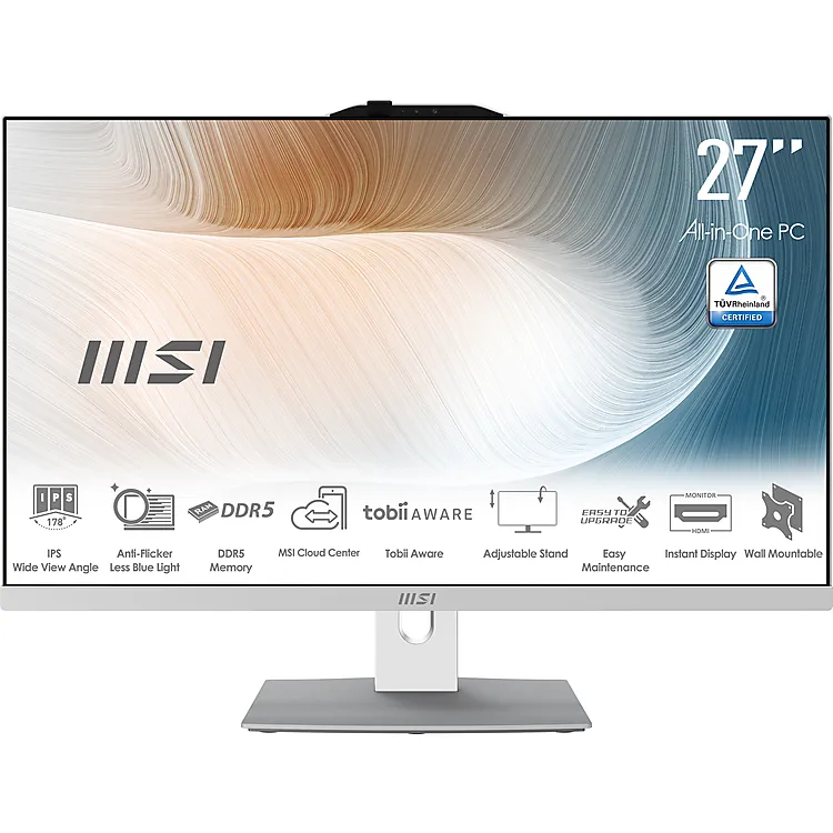 MSI Modern AM272P 1M-846EU - 68,6 cm (27") - Intel Core 7 150U - 16Go DDR5 - 1000Go SSD