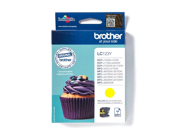 Cartouche Brother LC123 Yellow