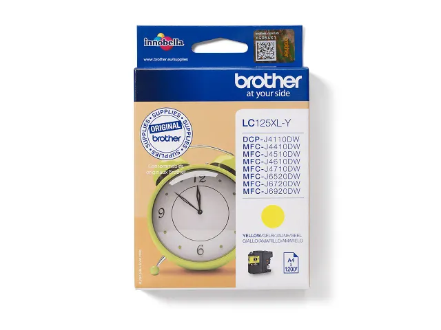 Cartouche Brother LC125 Yellow