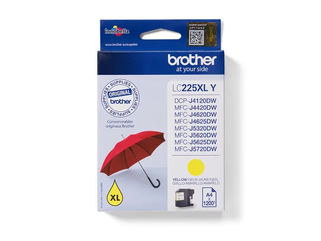 Cartouche Brother LC225 Yellow