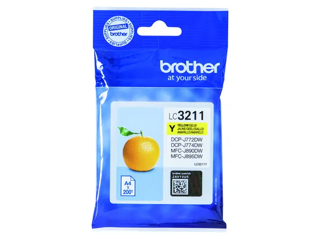 Cartouche Brother LC3211 Yellow