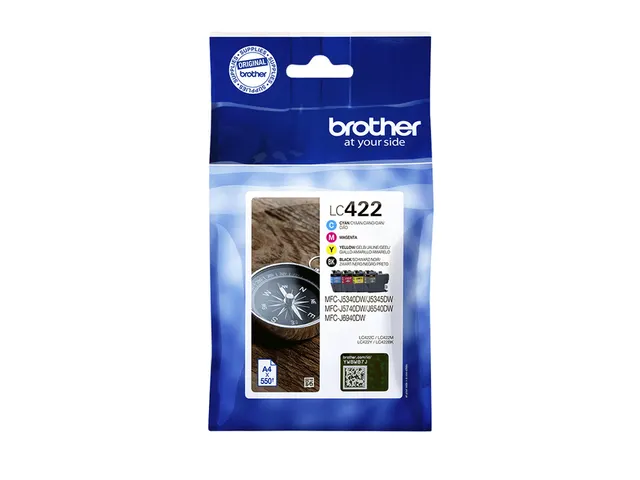 Cartouche Brother LC422 Pack