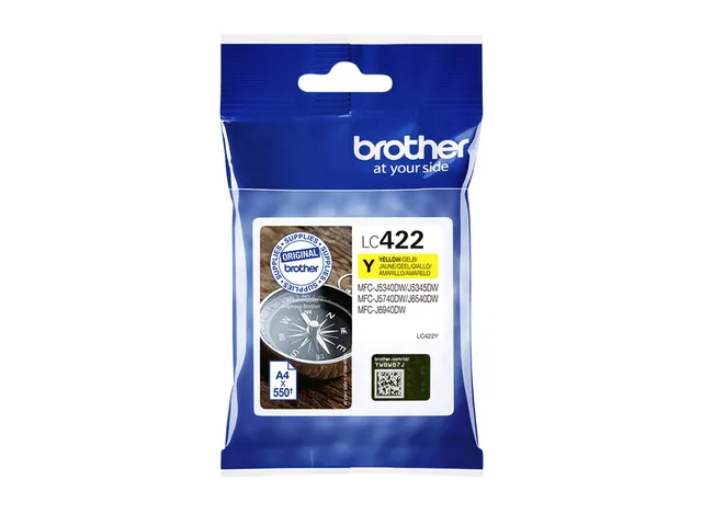 Cartouche Brother LC422 Yellow