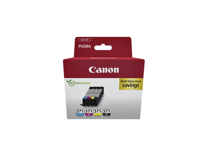 Cartouche Canon CLI571 Pack