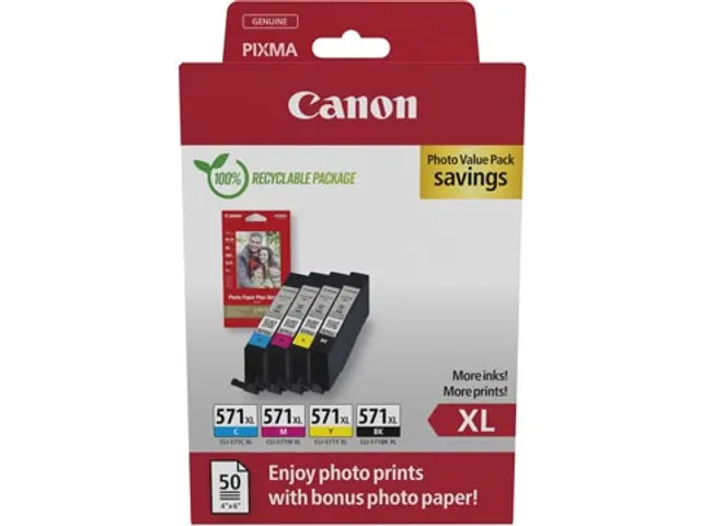 Cartouche Canon CLI571 Pack XL