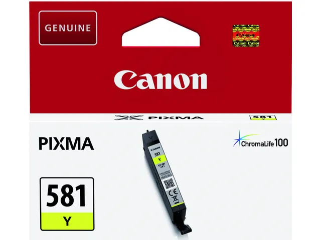 Cartouche Canon CLI581 Jaune