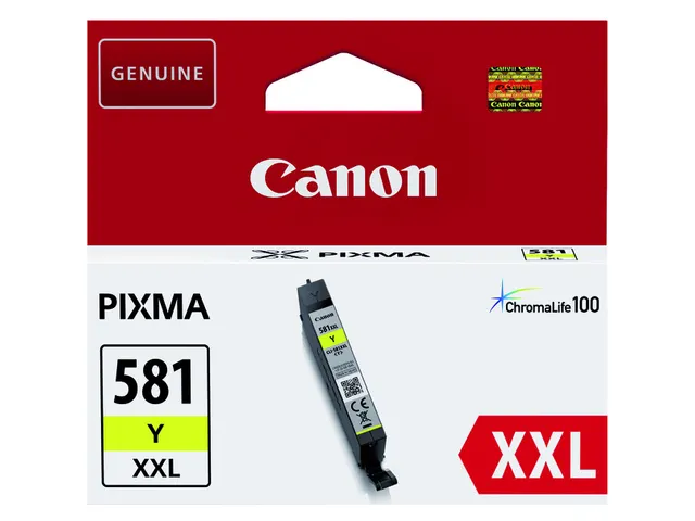 Cartouche Canon CLI581 Jaune XXL