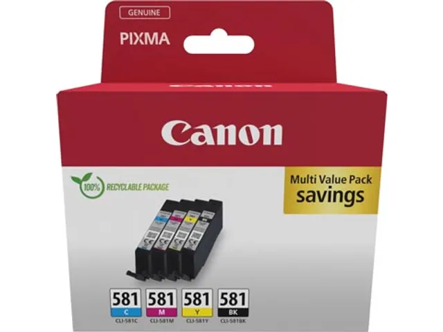 Cartouche Canon CLI581 Pack