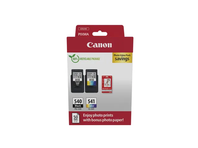 Cartouche Canon PG540 + CL541 Pack