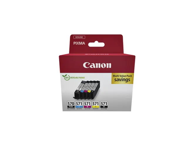 Cartouche Canon PGI570 + CL571 Pack