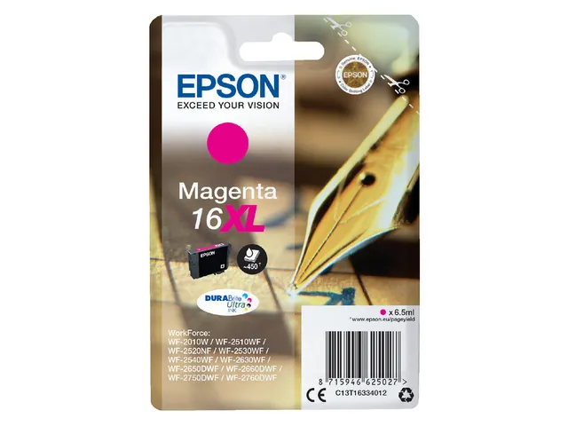 Cartouche Epson 16XL Magenta