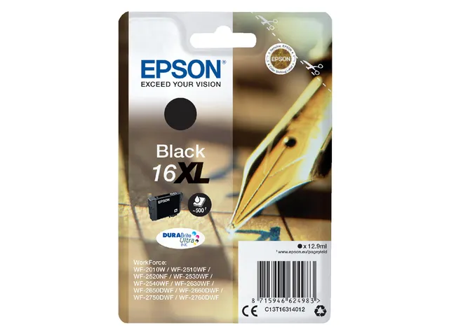 Cartouche Epson 16XL Noir