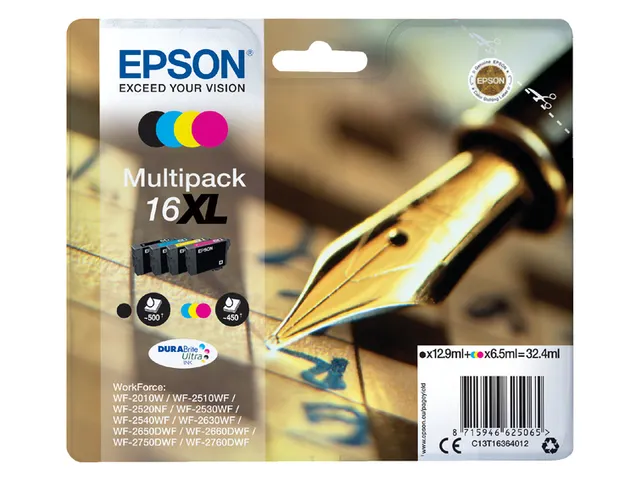 Cartouche Epson 16XL Pack