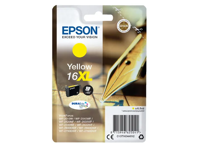 Cartouche Epson 16XL Yellow