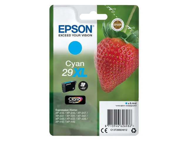 Cartouche Epson 29XL Cyan