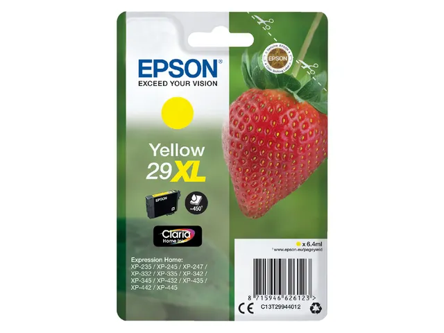 Cartouche Epson 29XL Yellow