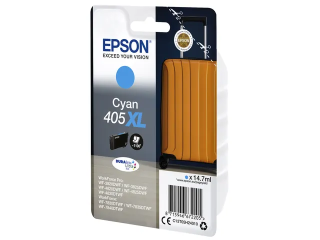 Cartouche Epson 405 Cyan XL