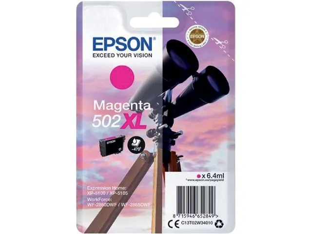 Cartouche Epson 502 Magenta XL