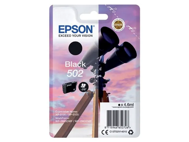 Cartouche Epson 502 Noir