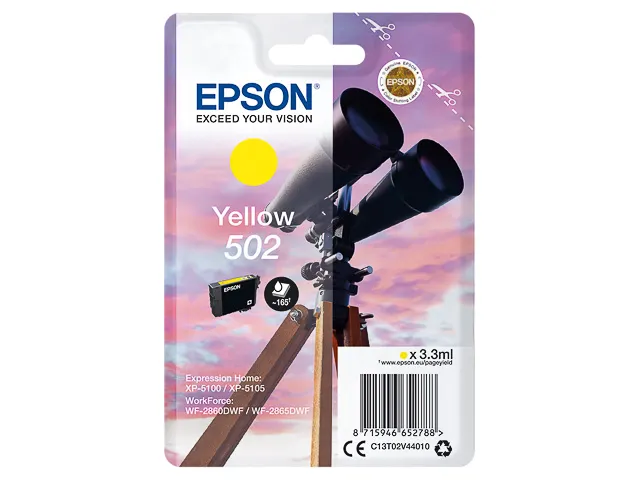 Cartouche Epson 502 Yellow