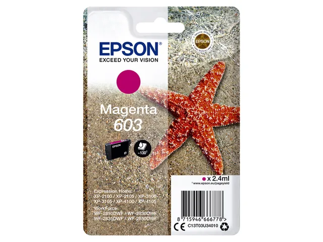 Cartouche Epson 603 Magenta