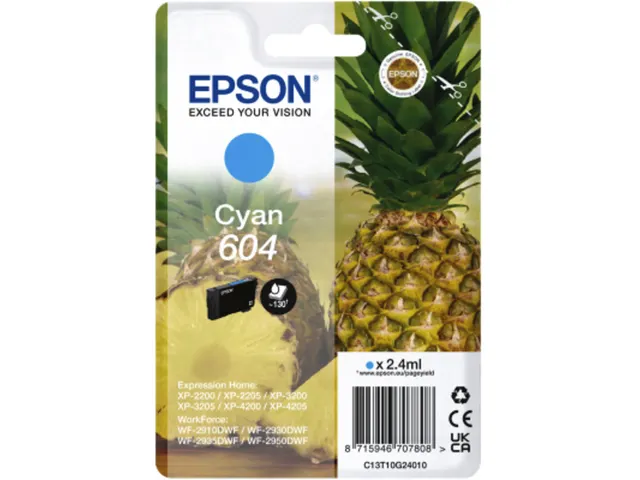 Cartouche Epson 604 Cyan