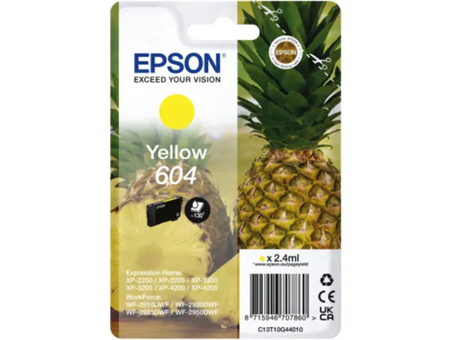 Cartouche Epson 604 Yellow
