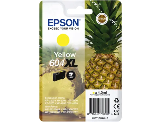 Cartouche Epson 604 Yellow XL