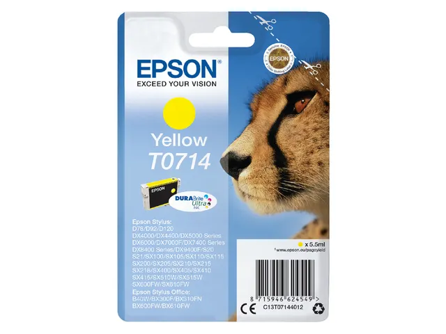 Cartouche Epson T0714 Yellow