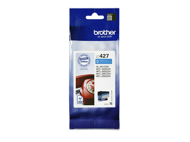 Cartouche d'encre Brother LC427C cyan