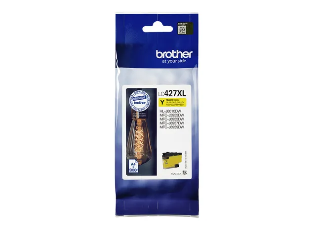 Cartouche d'encre Brother LC427XLY jaune XL