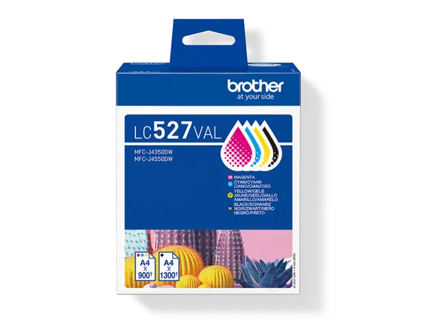 Cartouche d'encre Brother LC527 noir + 3 couleurs