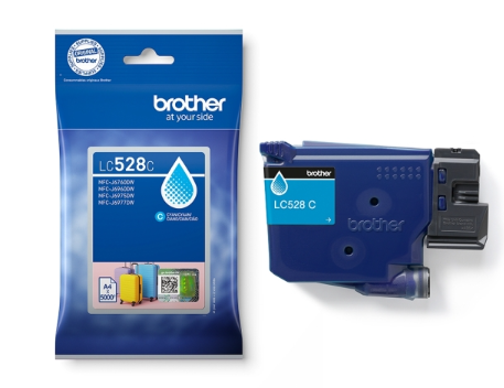 Cartouche d'encre Brother LC528BK cyan