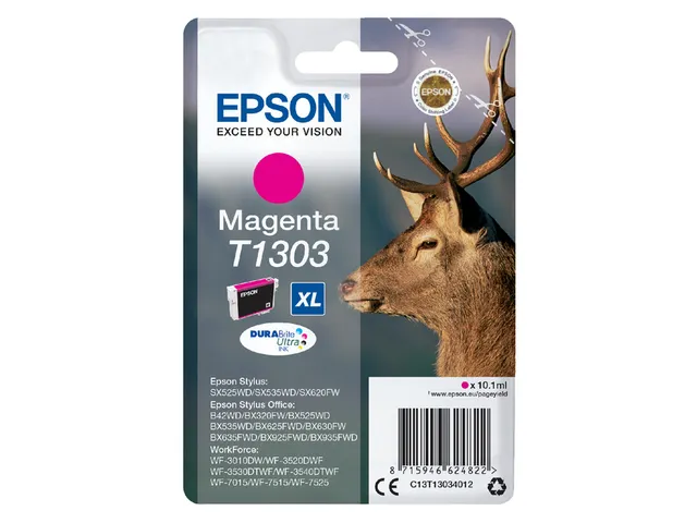 Cartouche d’encre Epson T1303 Magenta XL