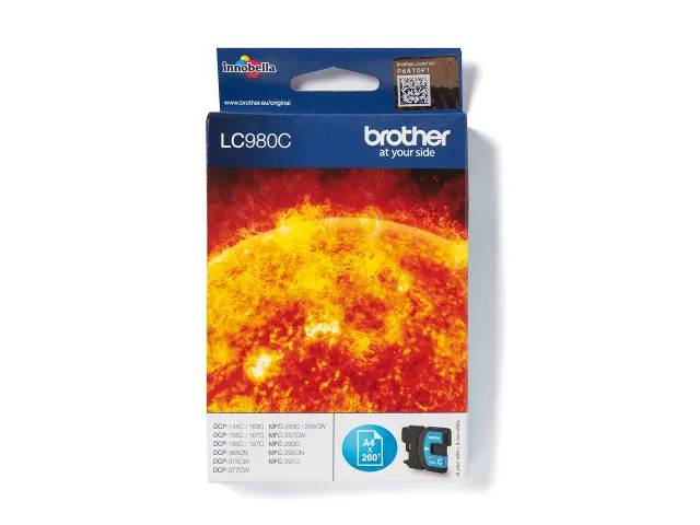 Cartrouche Brother LC980 Cyan