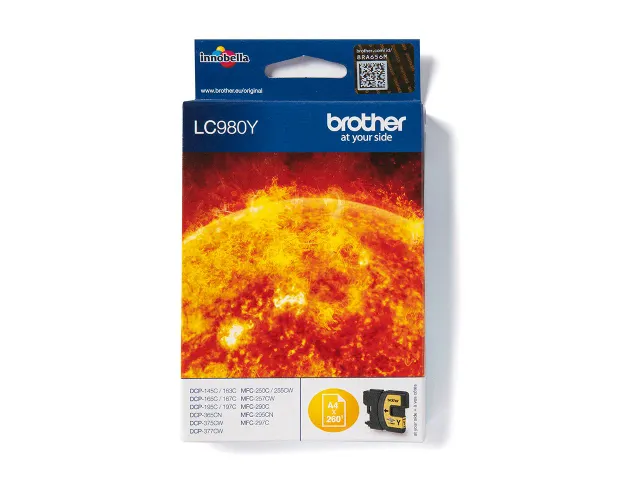 Cartrouche Brother LC980 Yellow