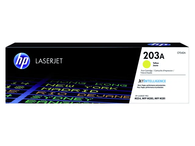 Toner HP CF542A 203A jaune