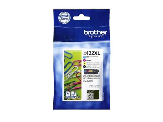 Cartouche Brother LC422XL Pack